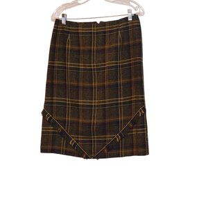 MRS Uniform Plaid Green Skirt Front Accent M (W16 x H19 x L23.5)